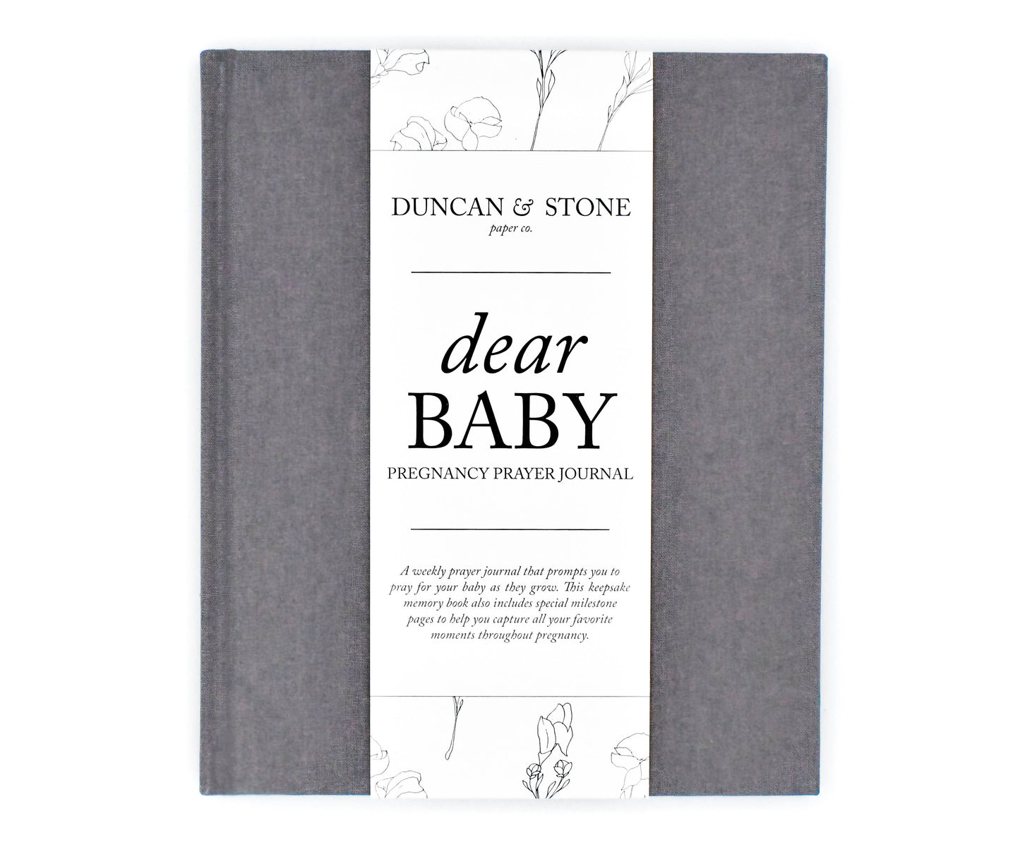 Dear Baby Prayer Journal & Memory Book for Moms: Ivory