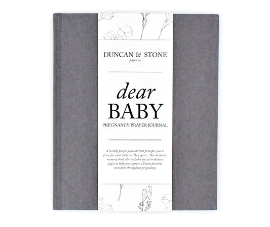 Dear Baby Prayer Journal & Memory Book for Moms: Ivory