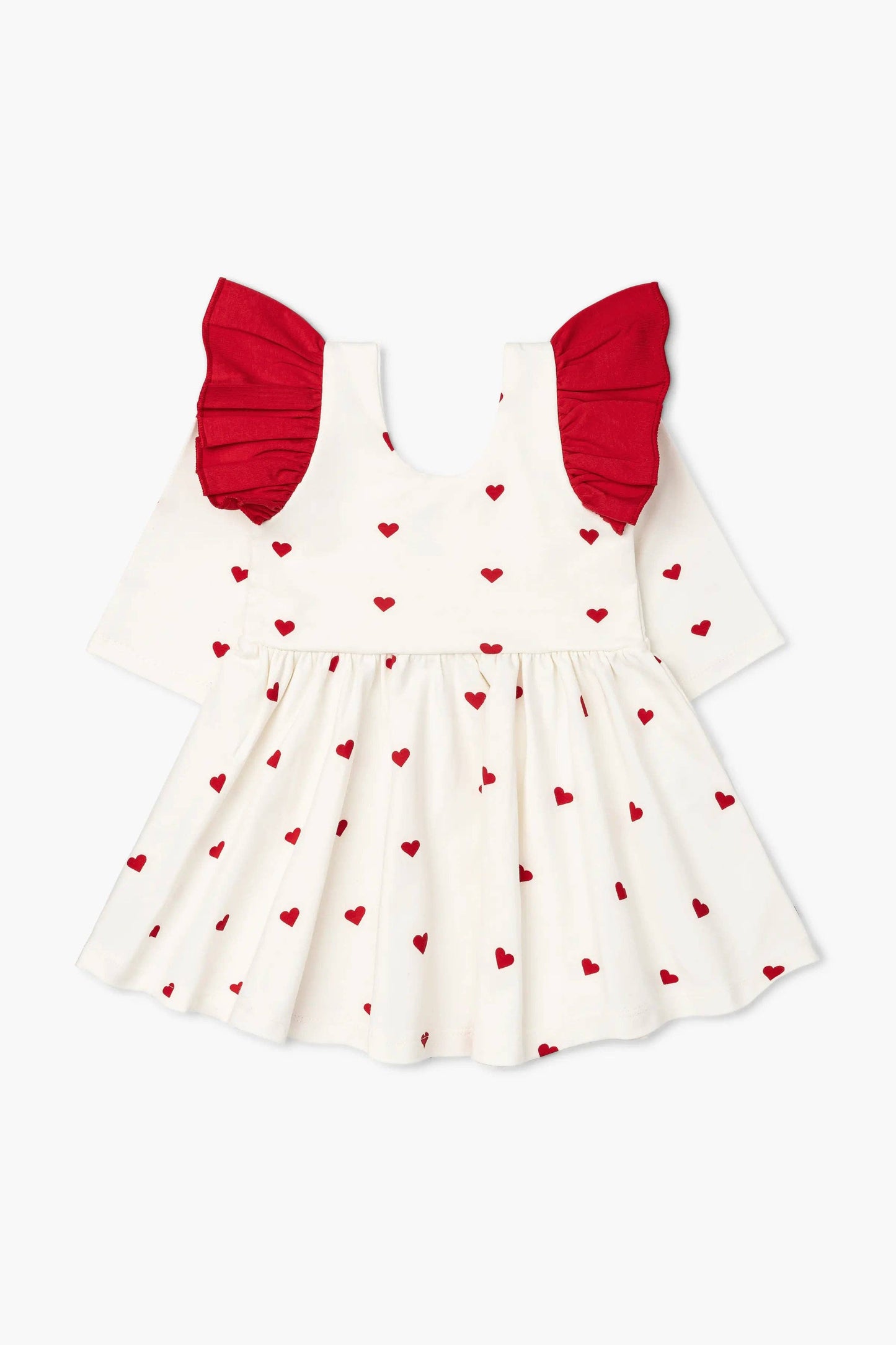 Ruffle Let's Dance Dress - Tiny Hearts