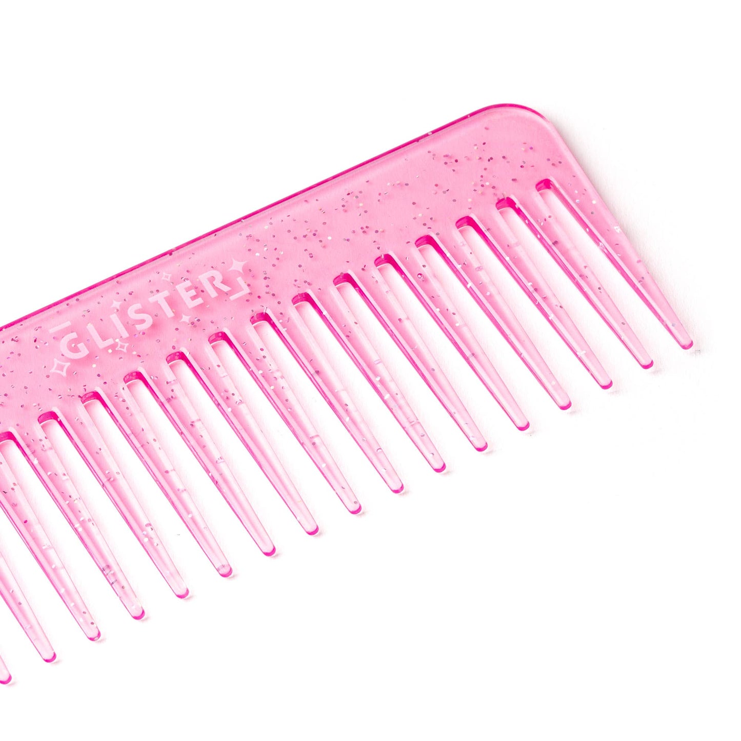 Wide Tooth Detangling Comb - Pink