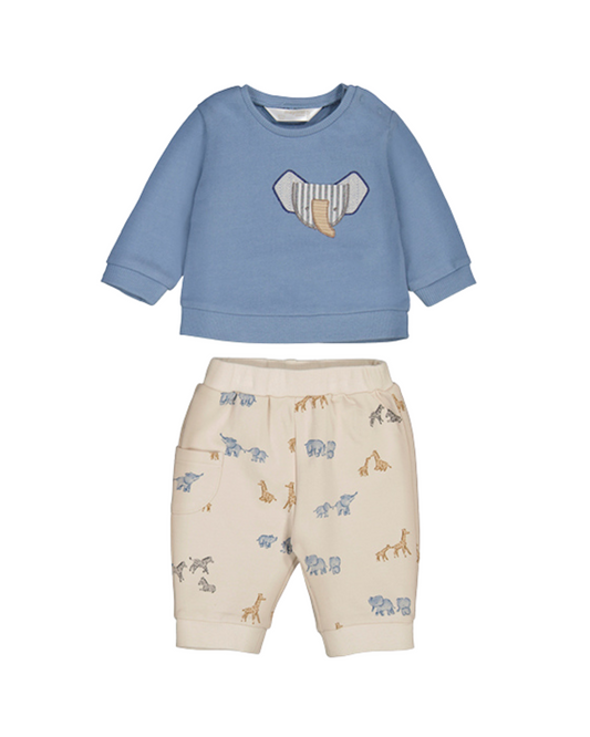 Knit Set- Blue Elephant 2621