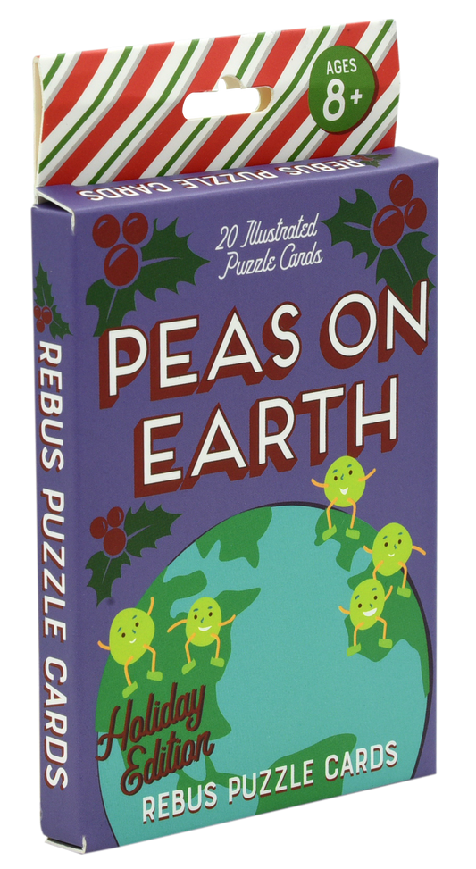 Peas on Earth Holiday Rebus Cards