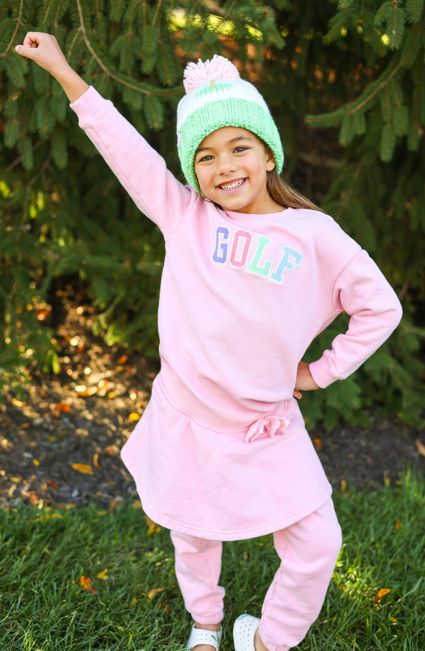 GOLF Sweatshirt- Pink