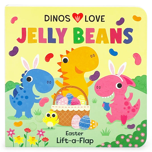 Dinos Love Jelly Beans Easter Lift a Flap BB