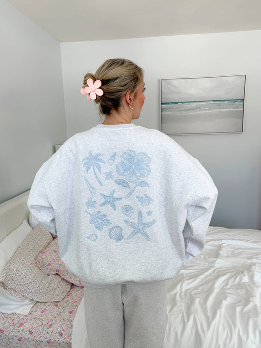 Tropical Embroider Sweatshirt