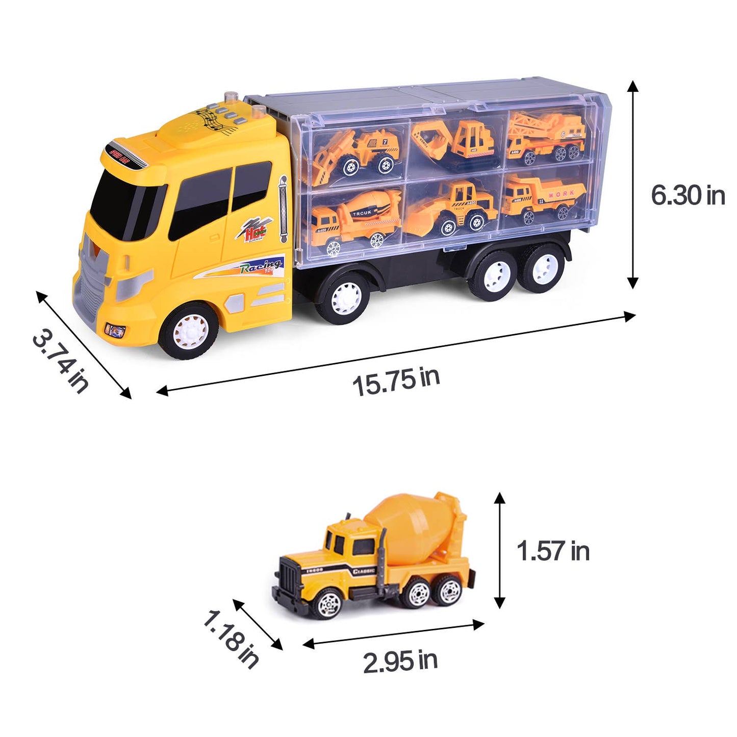 Construction Truck Toy Car Play Vehicles