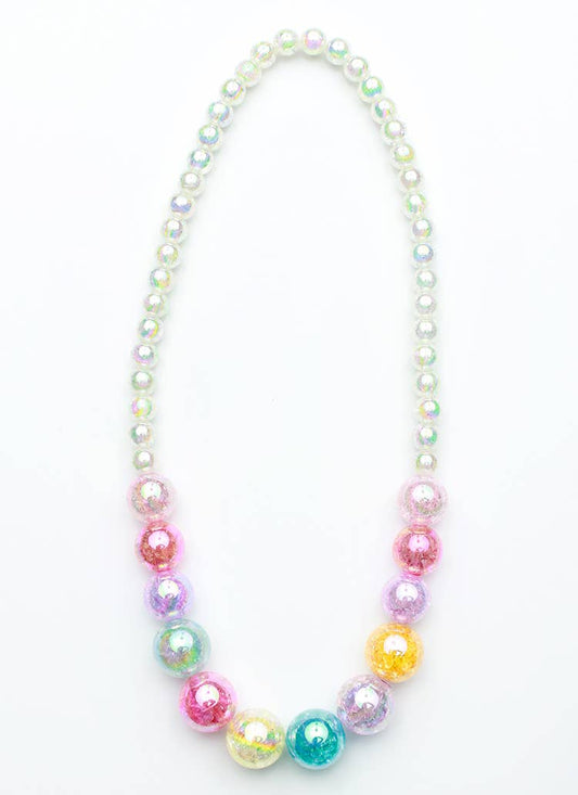 Watercolor Necklace - White