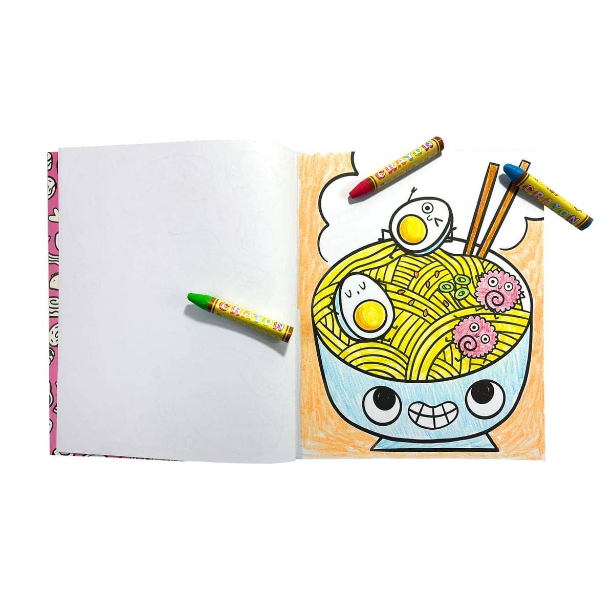 Color-in' Book - Happy Snacks