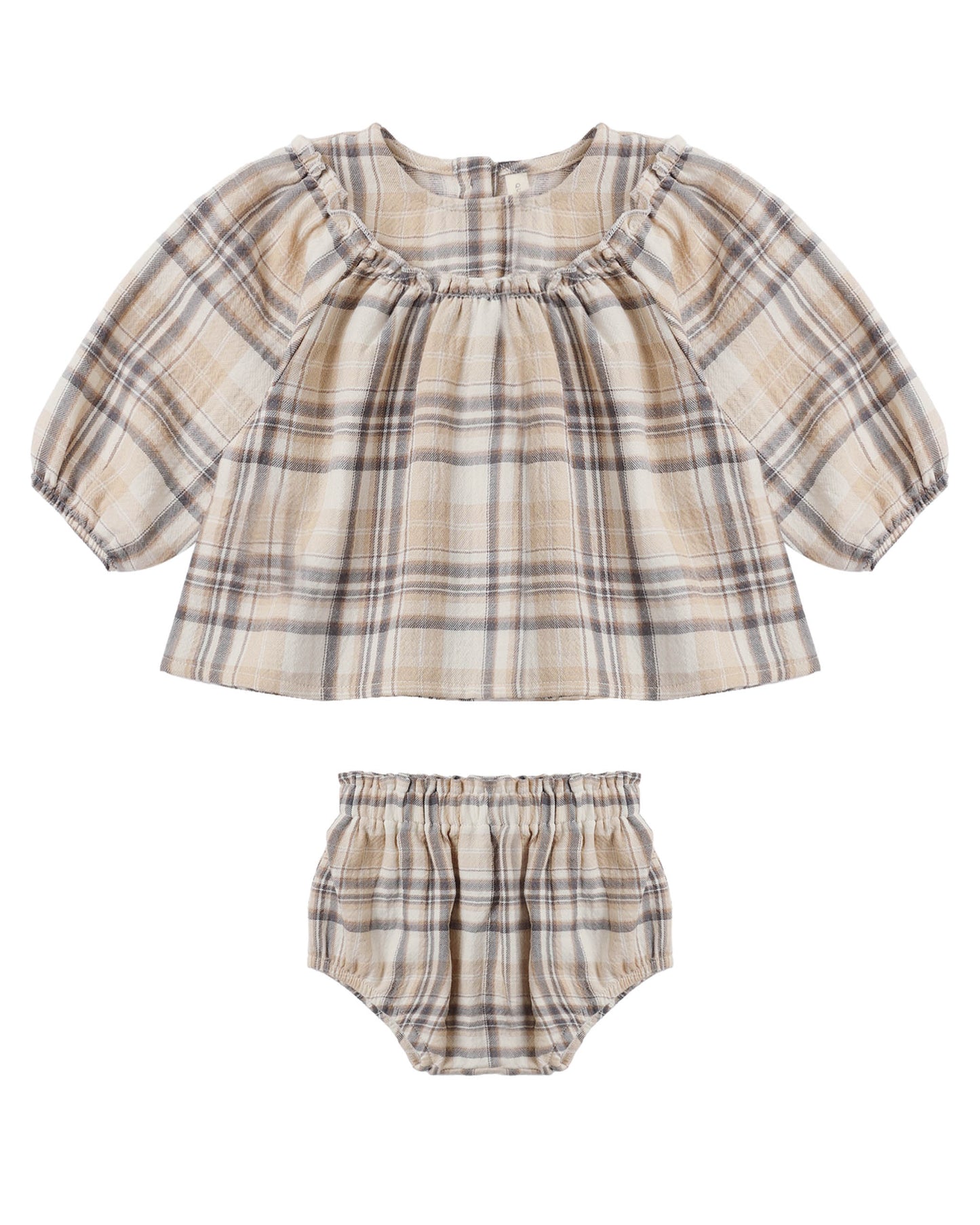 QM Mia Top & Bloomer- Fall Plaid