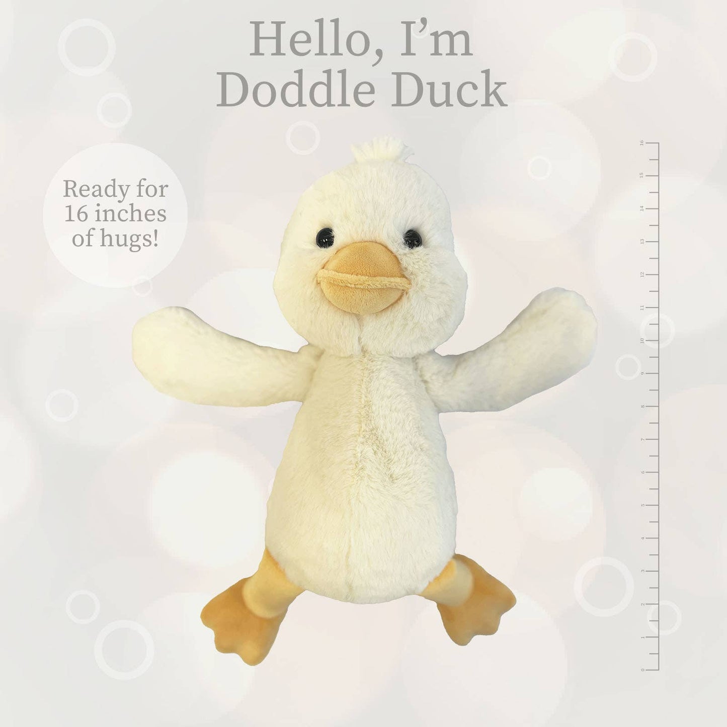 Off White Duck Plush