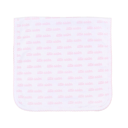 Little Sister Burp Cloth