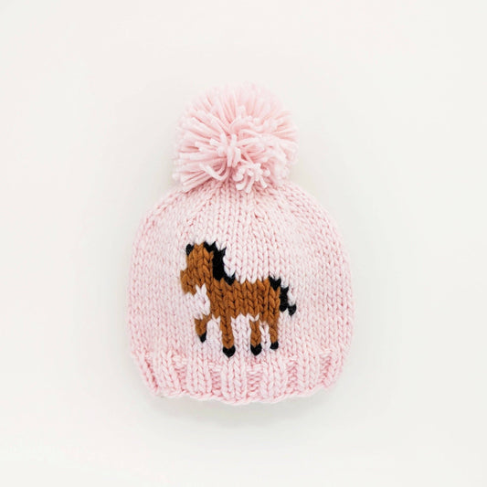Pony Beanie- Blush