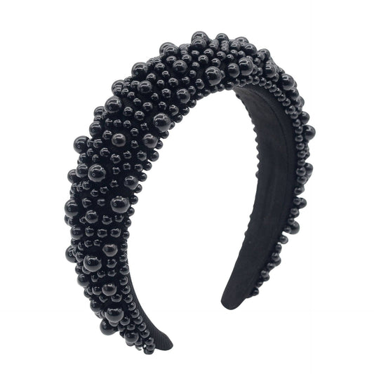 Pearl Headband - Black