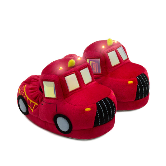 Light Up Slippers- Fire Truck