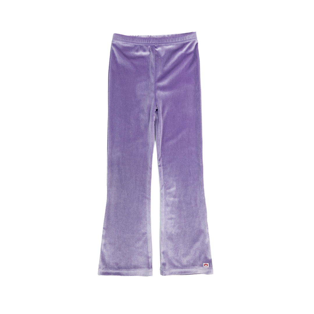 Flared Legging - Lavender Velvet