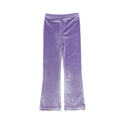 Flared Legging - Lavender Velvet