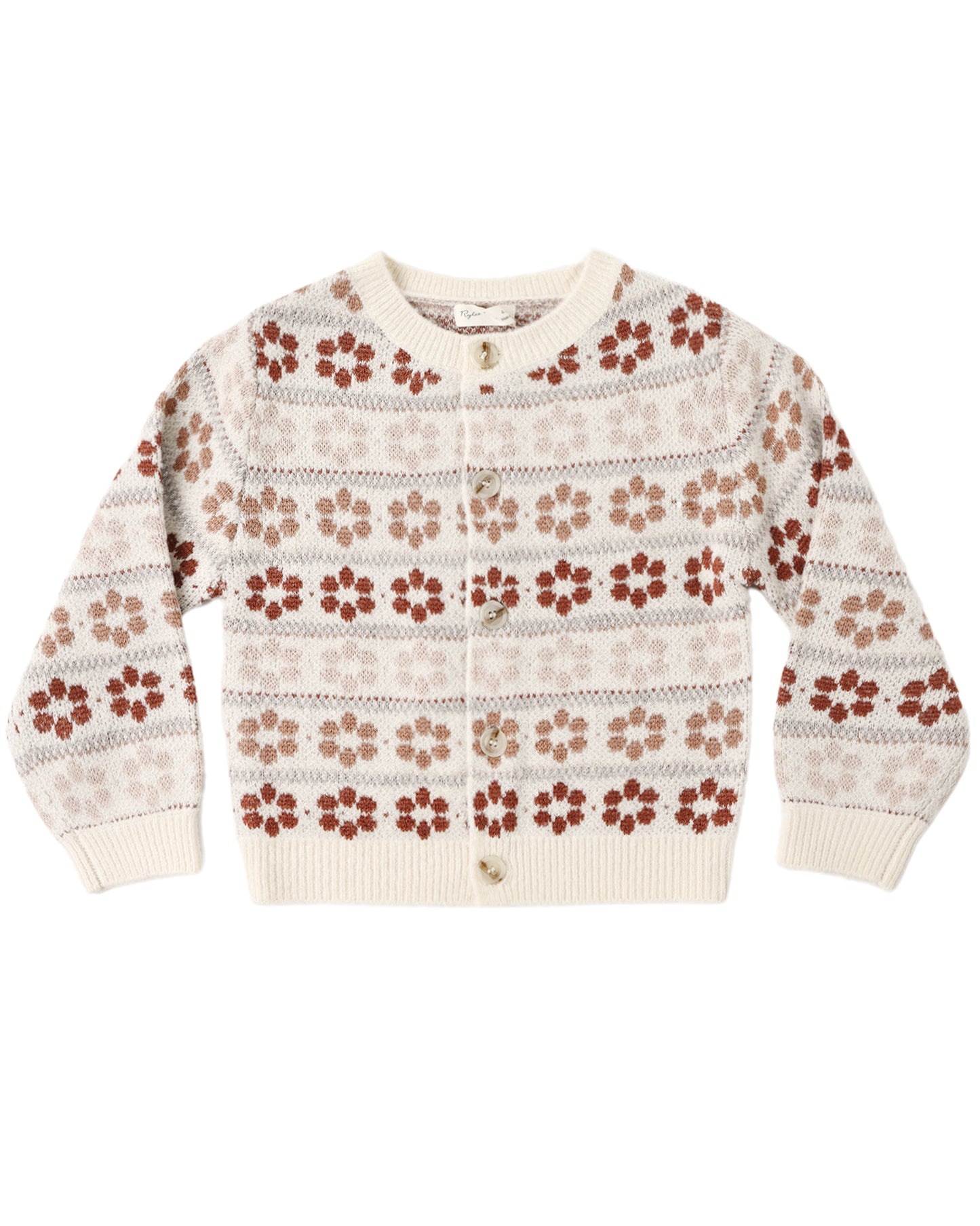Cheyenne Cardigan- Flower Fair Isle