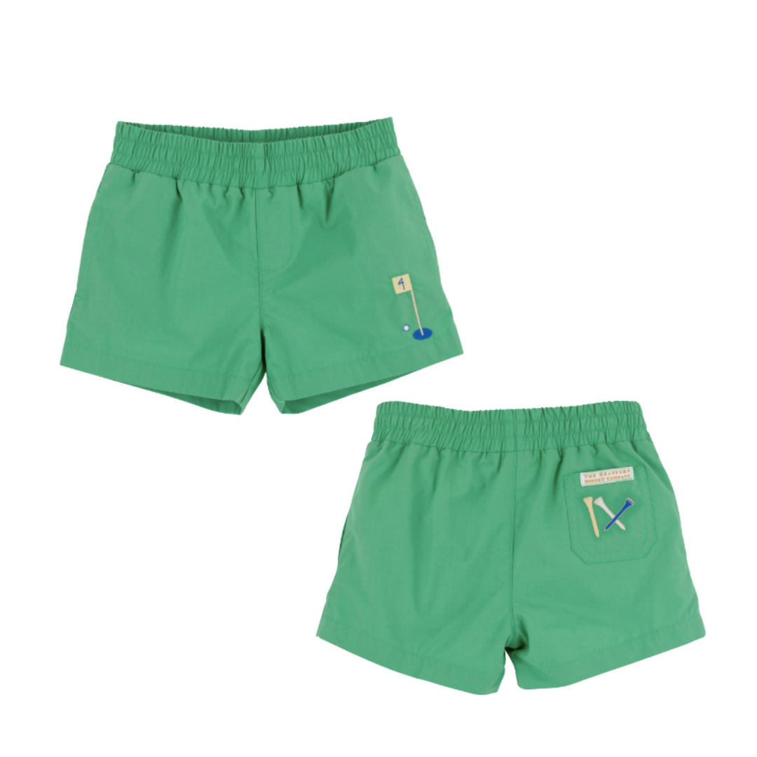 Sheffield Shorts- Green Golf Flag
