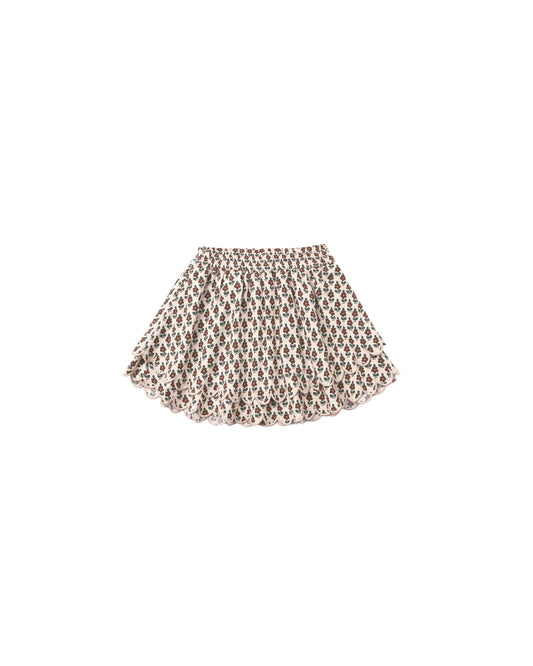R+C Mini Skirt- Harvest Floral