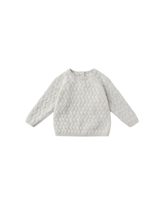 Heathered Blue Knit Set