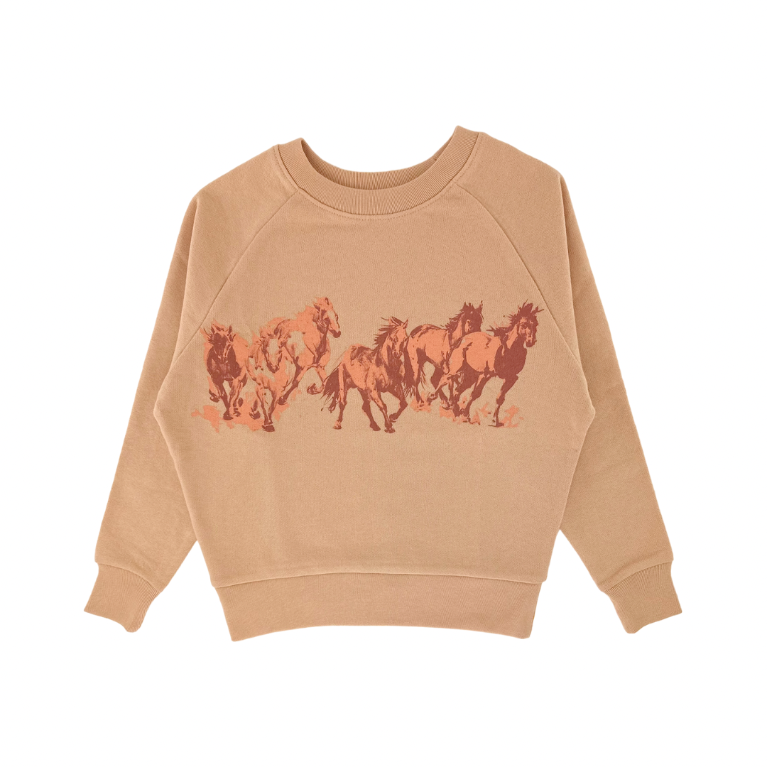 Wild Horses Boxy Sweatshirt
