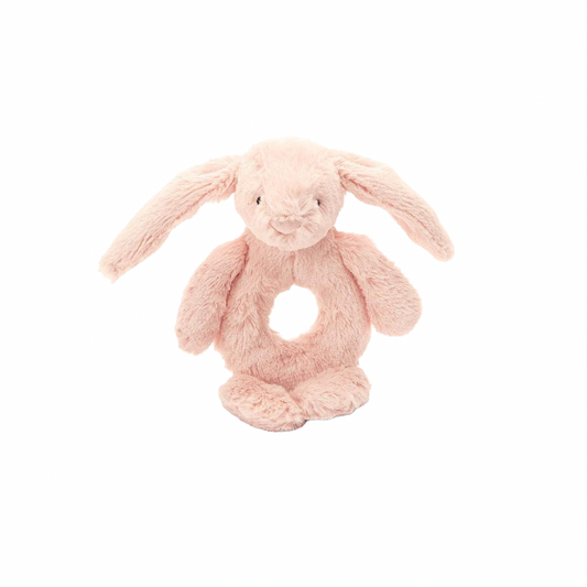 Ring Rattle- Blush Bunny