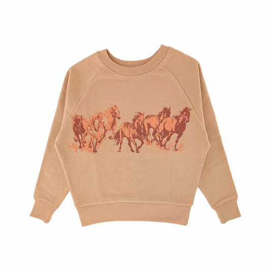Wild Horses Tween Sweatshirt