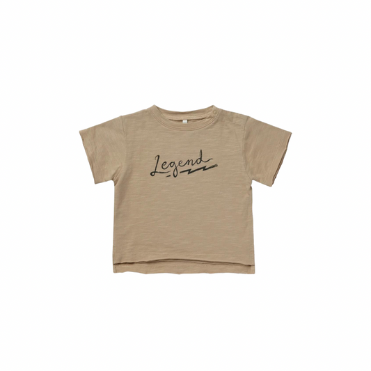 Baby Raw Edge TShirt - Legend