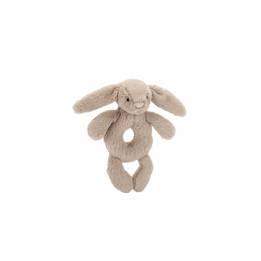 Ring Rattle- Bashful Beige Bunny