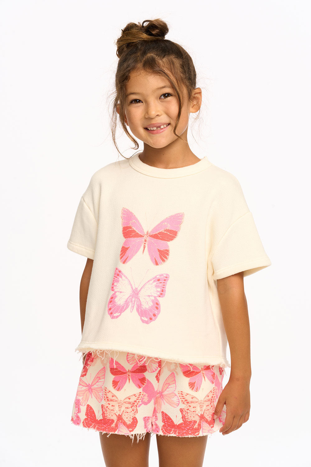 Butterfly Terry Toddler Pullover