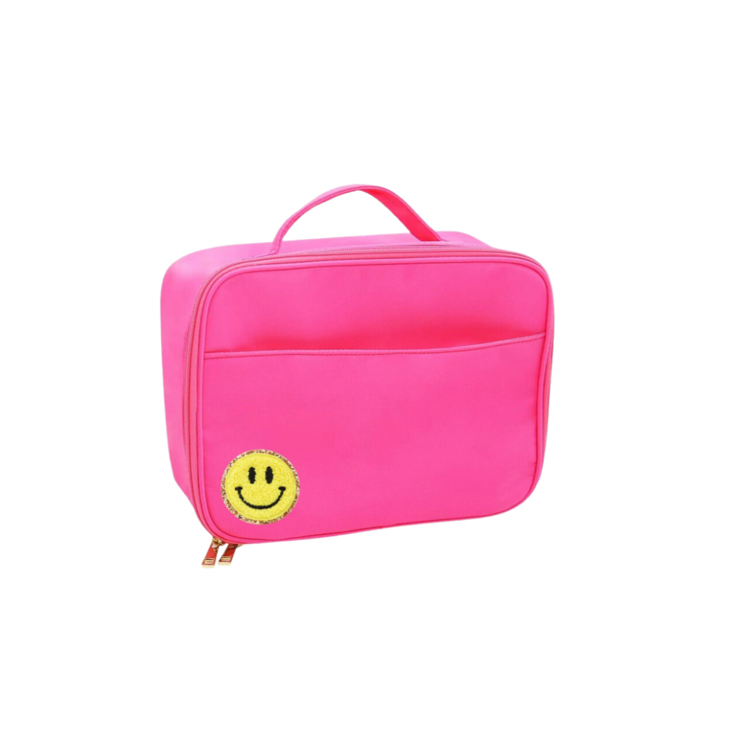 Nylon Lunch Box - Hot Pink