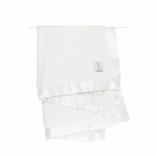 Little Giraffe Luxe Blanket - White