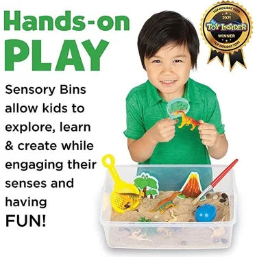 Sensory Bin Dinosaur Dig