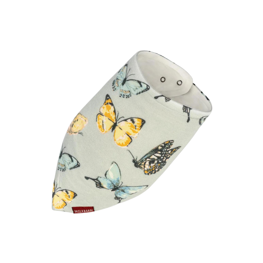 MB Kerchief Bib - Butterfly