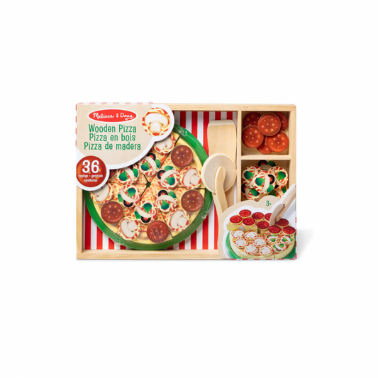 Pizza Party- Wooden Play Food