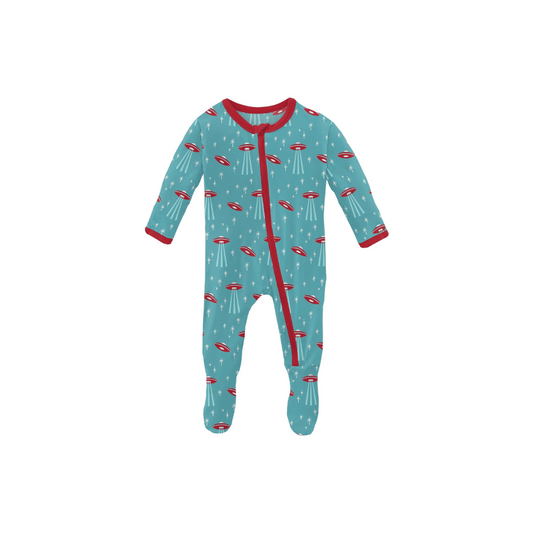 KKP Footie W/ Zipper - Alien Invasion
