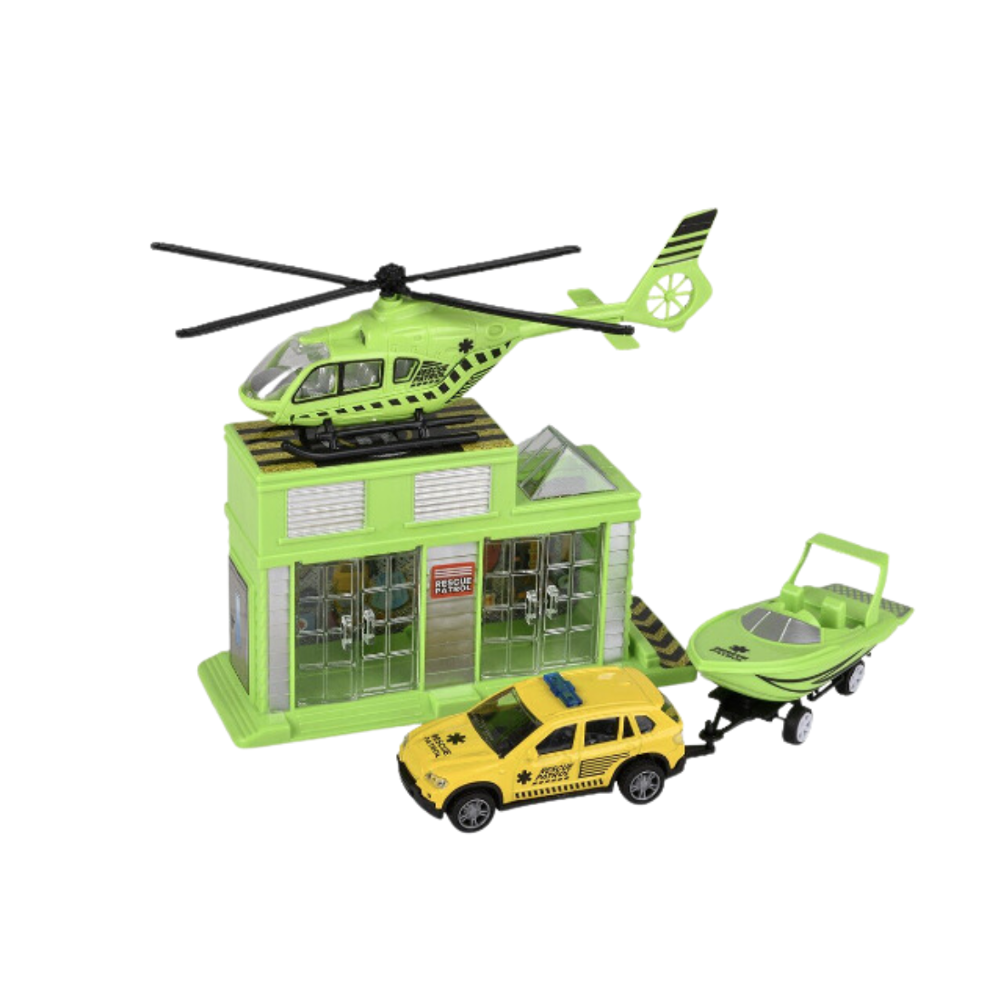 Jungle Die Cast Rescue Center