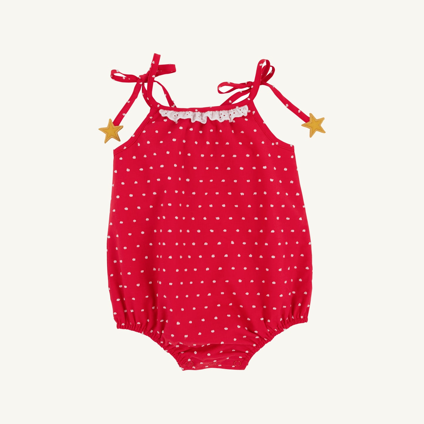 Junie B Bubble- Red/White Dot