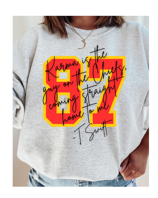 87 Karma Chiefs Pullover- Grey