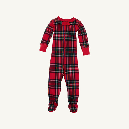 Knox Night Night Footie- Plaid