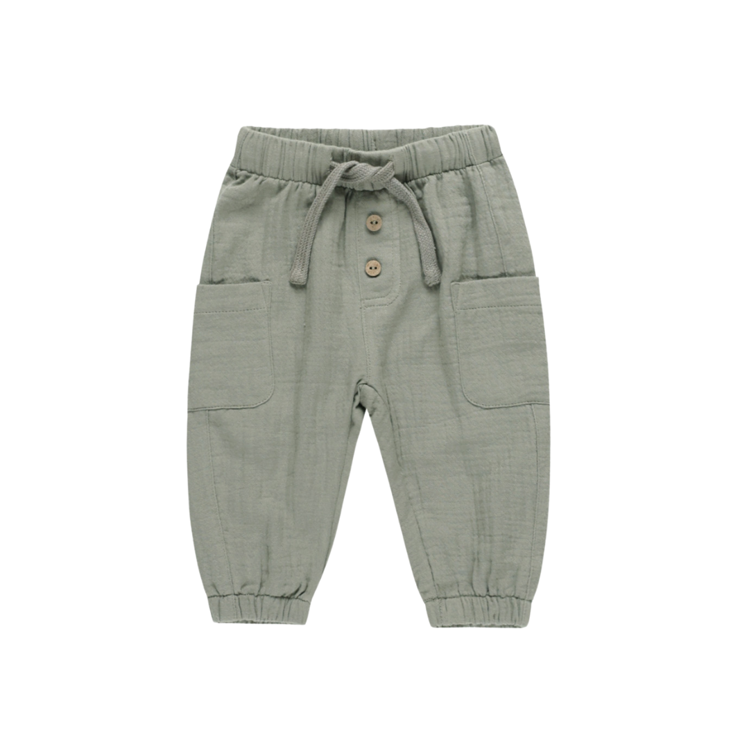 Zion Top/Luca Pant - Basil