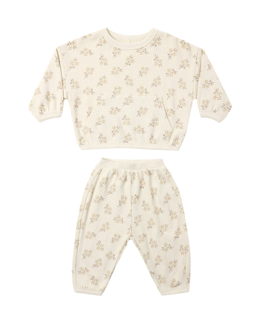 Waffle Slouch Set - Meadows