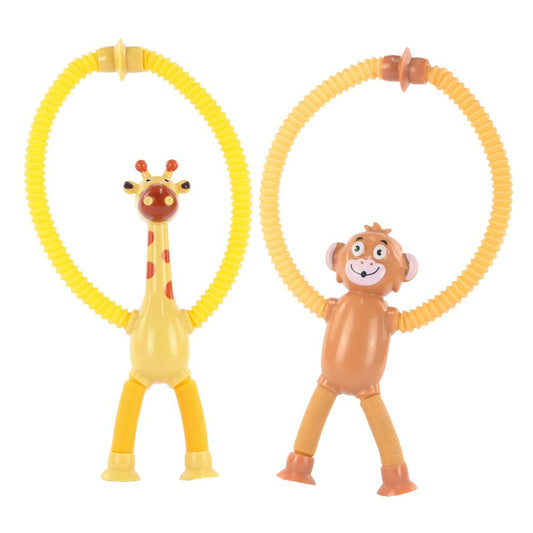 Pop Tube Giraffe & Monkey