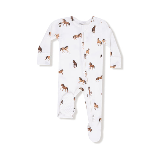 AD Zip Footie - Mini Horses