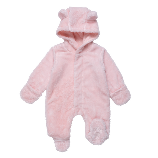 Minky Footie - Pink