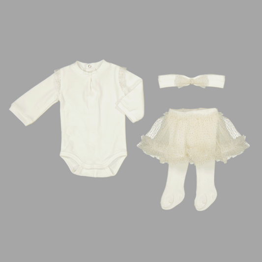 Natural Tutu Skirt Set