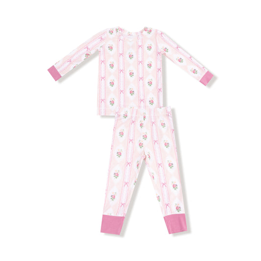 AD Loungewear L/S - Ogee Lace Floral