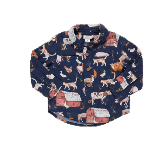 Boys Jack Shirt - On The Farm