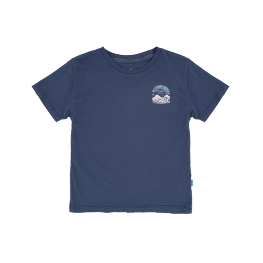 Vintage Tee- Navy Rather Be Outdoors