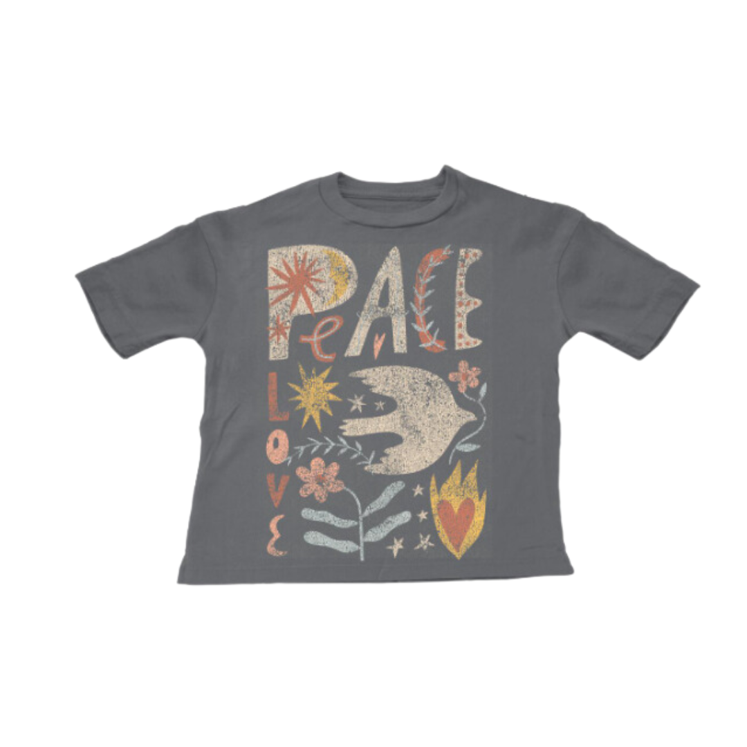 Tween Peace & Love Tee